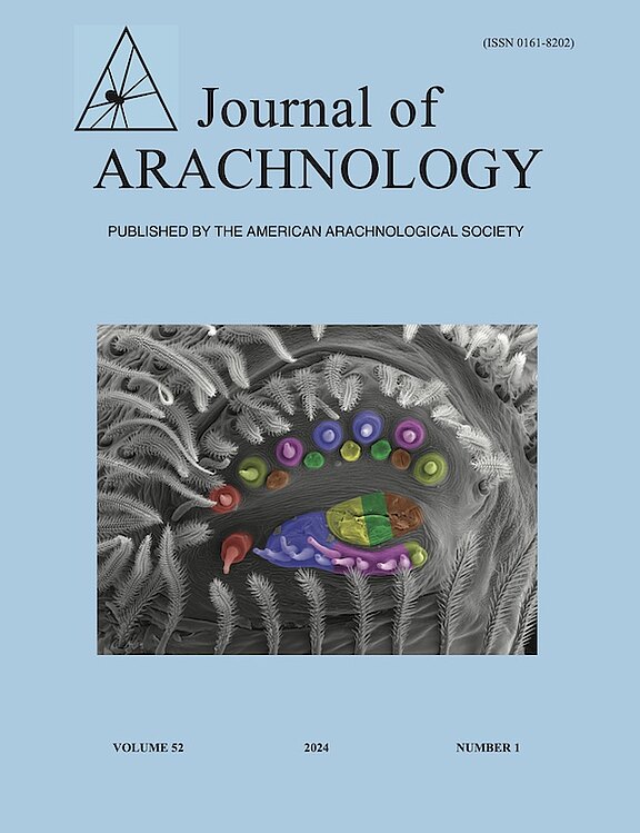 Cover of the Journal of Arachnology