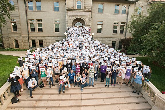 AAS Meeting 2016 group photo labeled